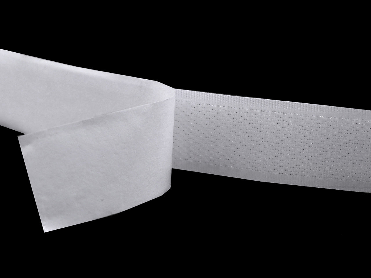 Bande Velcro autoadhésive, face pelucheuse, largeur 20 mm - 25m