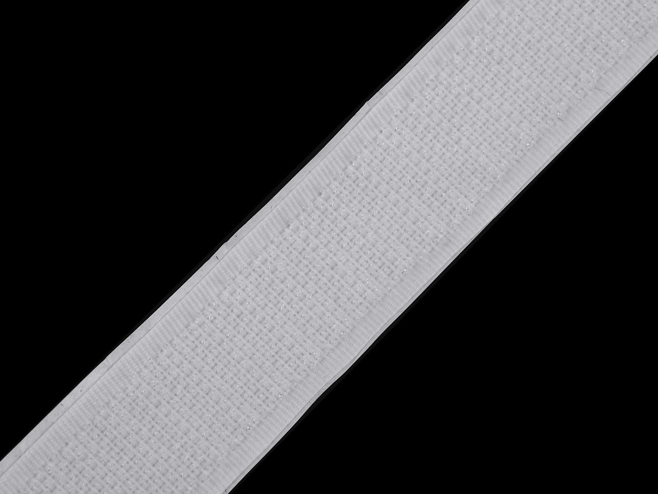 Bande Velcro autoadhésive, face pelucheuse, largeur 20 mm - 25m