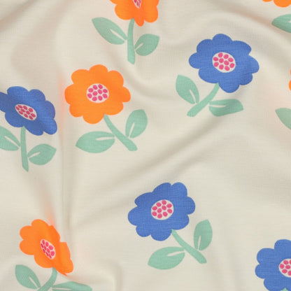 Jersey Neon Flowers