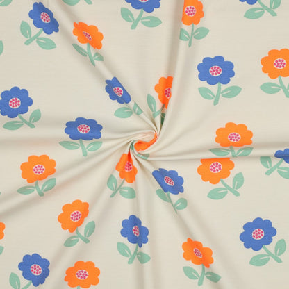 Jersey Neon Flowers