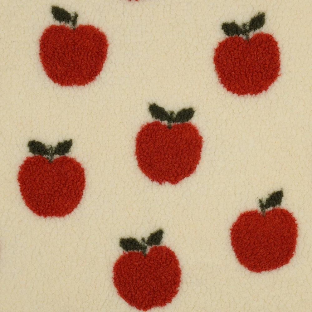 Sherpa imprimée pommes POPPY