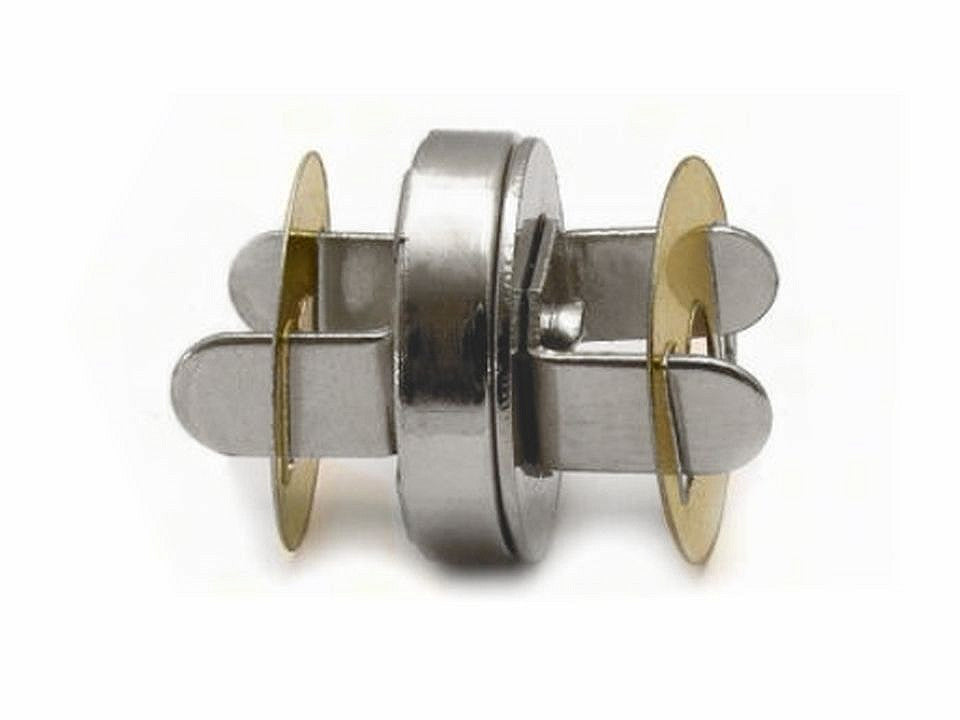 Fermetures à pression magnétiques, Ø 18 mm, nickel