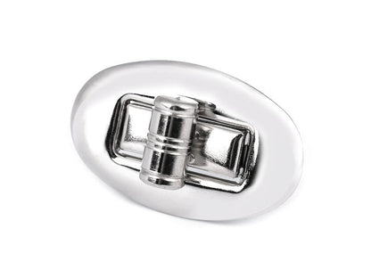 Fermoir ovale pour sac à main, 20 x 32 mm - 1set