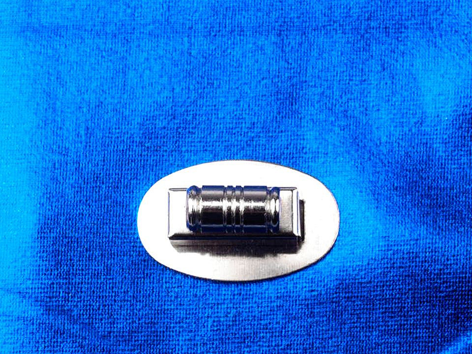 Fermoir ovale pour sac à main, 20 x 32 mm - 1set