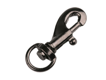 Mousqueton métallique pour sangle de 9 mm
