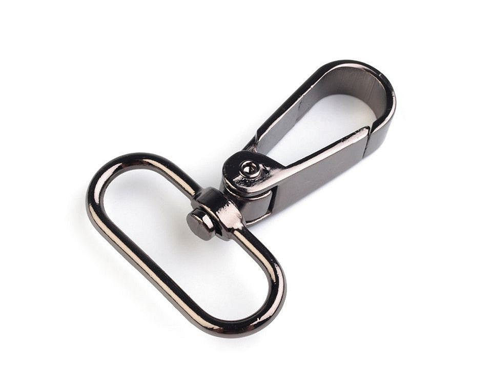 Mousqueton métallique pour sangle de 32 mm