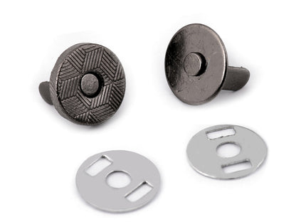 Boutons pression magnétiques ronds, Ø 10 mm