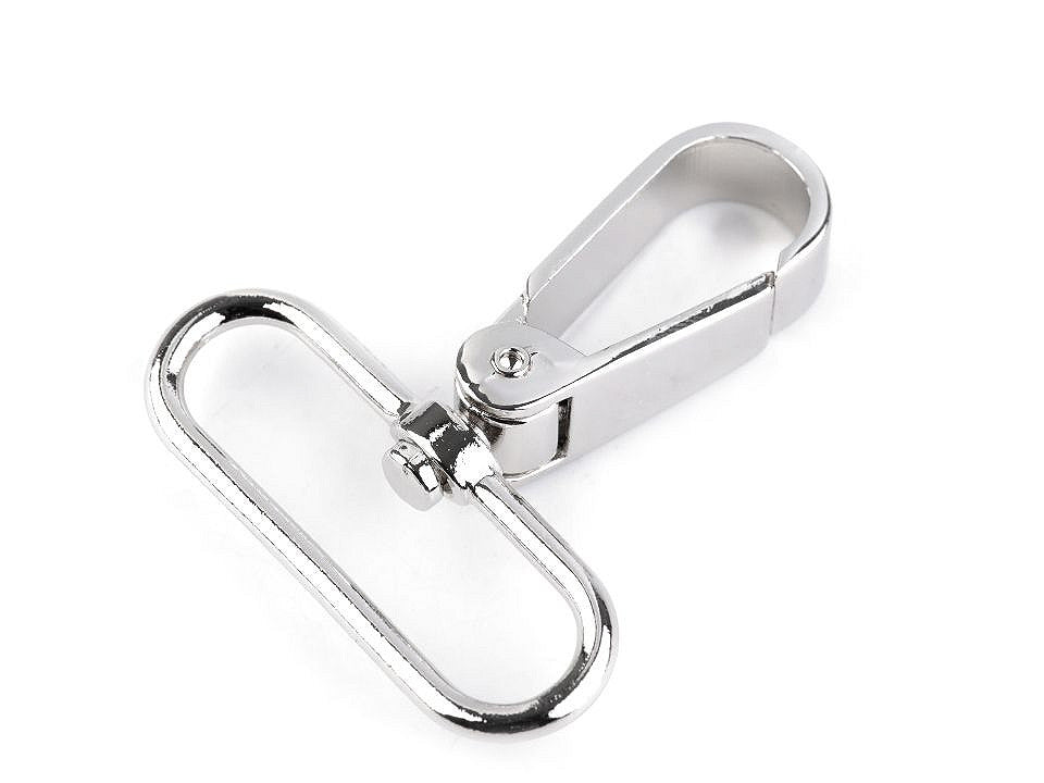 Mousqueton métallique pour sangle de 39 mm