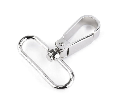 Mousqueton métallique pour sangle de 39 mm