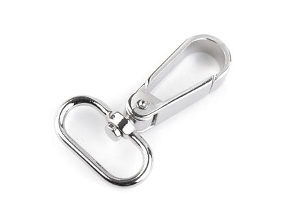 Mousqueton métallique pour sangle de 25 mm