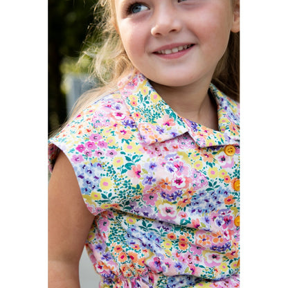 Jersey impression digitale flowers Oeko-Tex POPPY