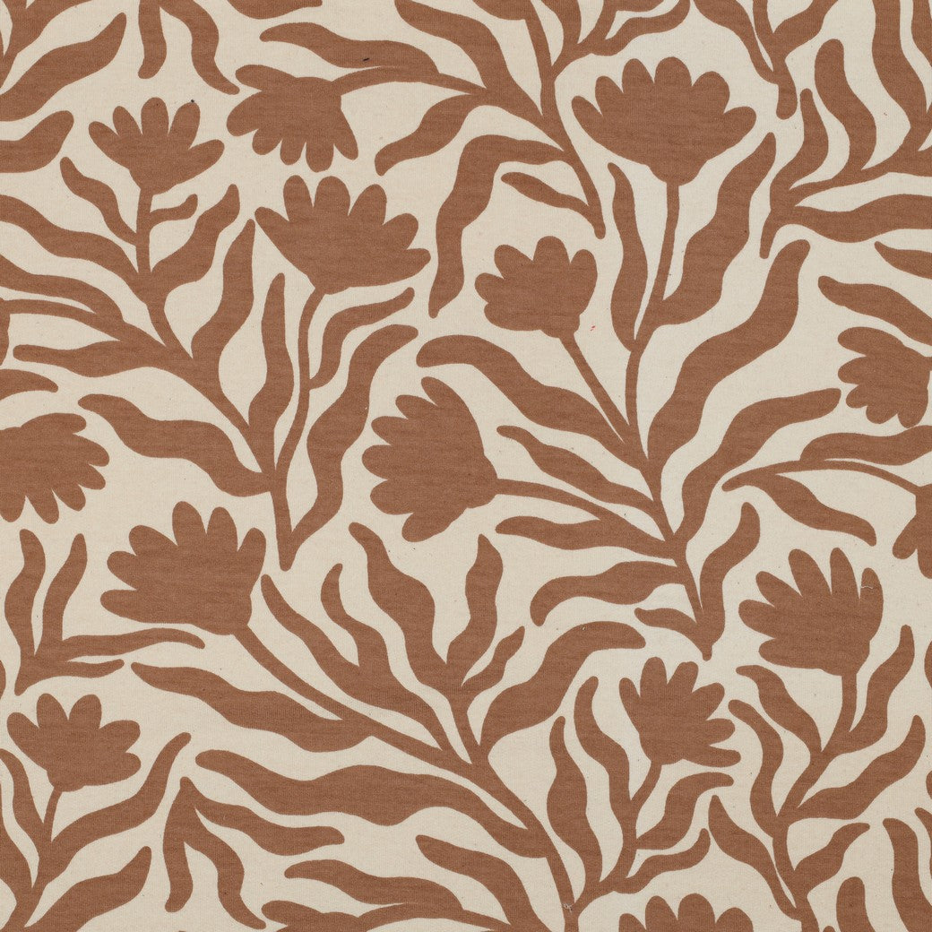 Sweat molleton extensible Natural Flowers POPPY
