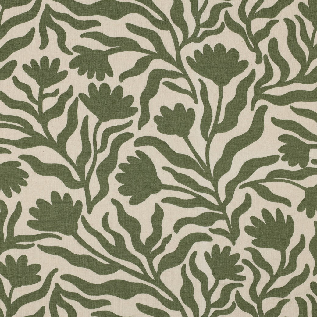 Sweat molleton extensible Natural Flowers POPPY