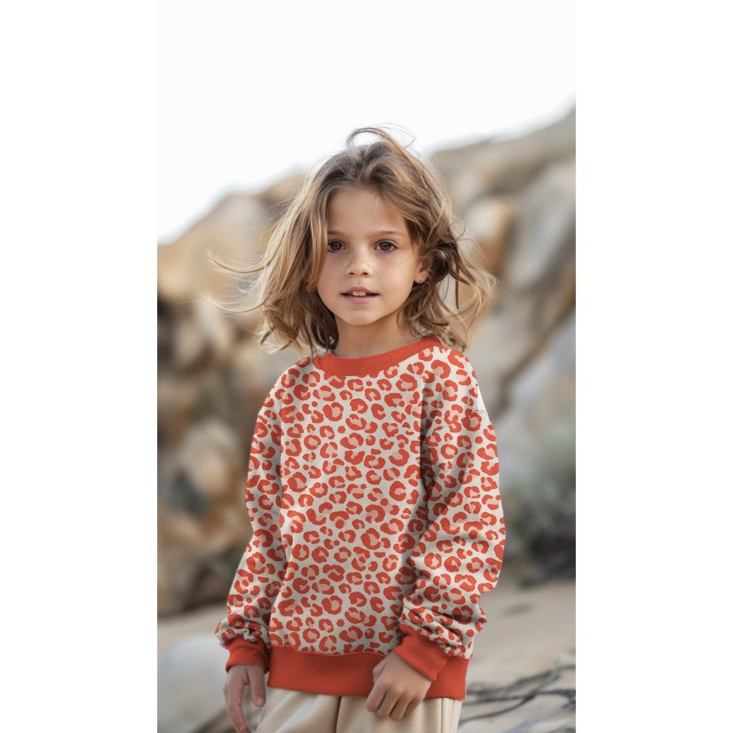 Sweat coton leopard POPPY