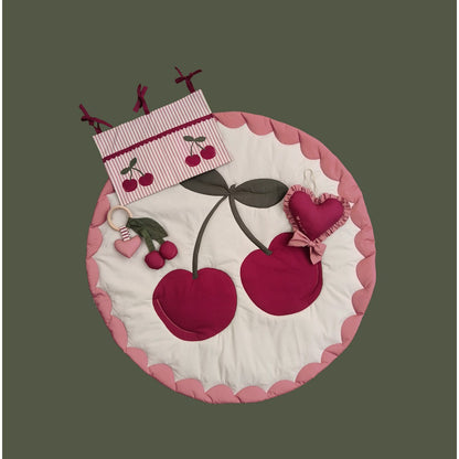 Panneau cut and go popeline de coton CHERRY POPPY