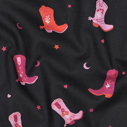 Popeline cowboy boots POPPY