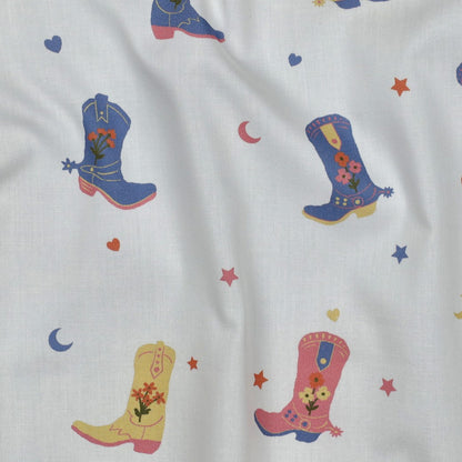 Popeline cowboy boots POPPY