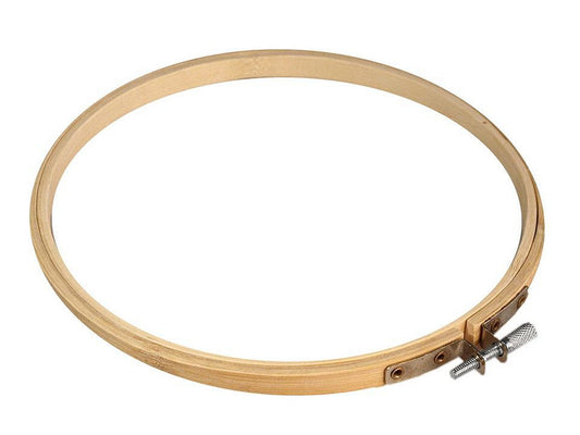Cerceau de broderie en bambou, Ø 18 cm