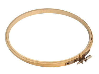 Cerceau de broderie en bambou, Ø 18 cm