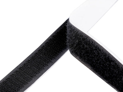 Bande Velcro adhésive, largeur 20 mm - 25m