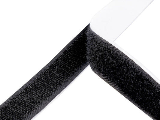 Bande Velcro adhésive, largeur 20 mm - 25m