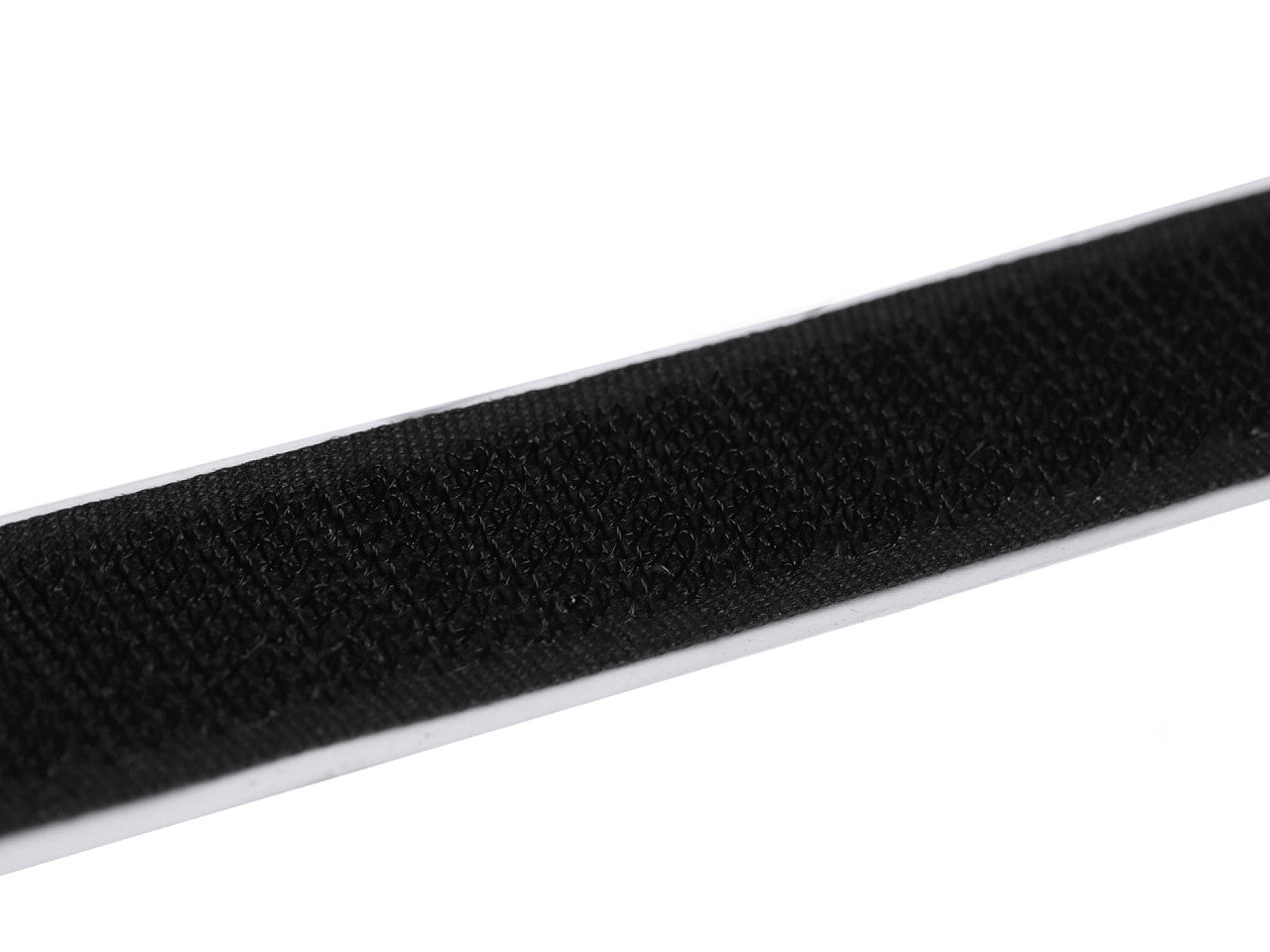 Bande Velcro autoadhésive, face crochet, largeur 20 mm - 25m
