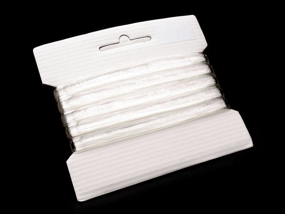 Ruban élastique transparent en silicone, largeur 10 mm - 250m