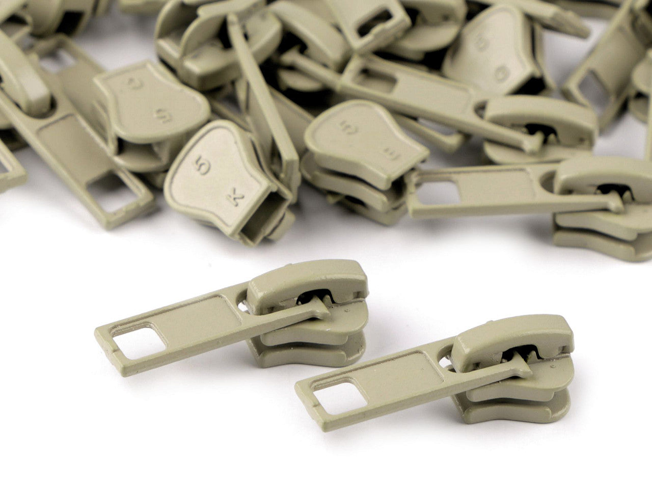 Glissière pour fermetures Éclair en plastique, No 5 - 10pc
