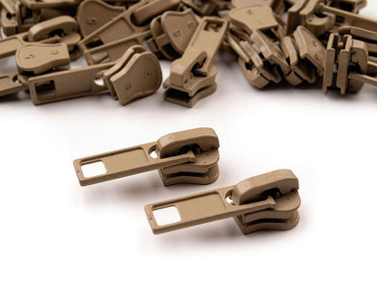 Glissière pour fermetures Éclair en plastique, No 5 - 10pc