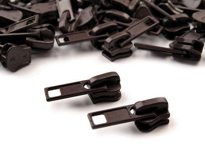 Glissière pour fermetures Éclair en plastique, No 5 - 10pc
