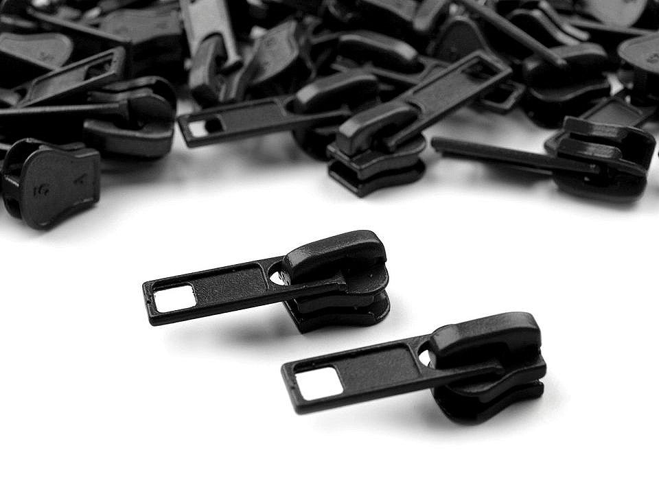 Glissière pour fermetures Éclair en plastique, No 5 - 10pc