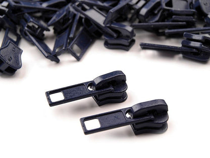 Glissière pour fermetures Éclair en plastique, No 5 - 10pc