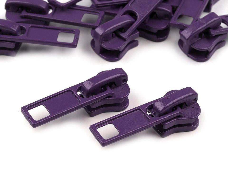 Glissière pour fermetures Éclair en plastique, No 5 - 10pc