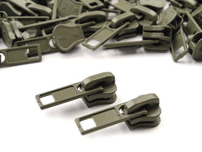 Glissière pour fermetures Éclair en plastique, No 5 - 10pc
