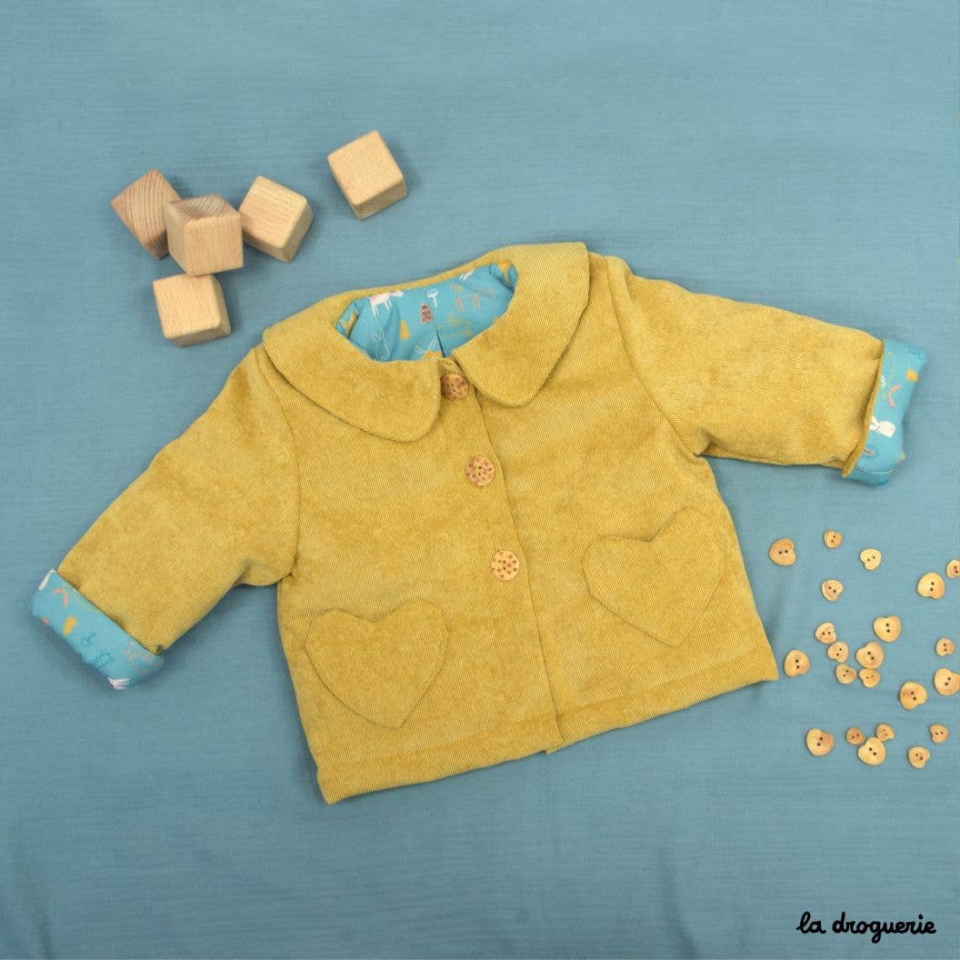 Patron couture du manteau bébé "Rue de Caumartin"