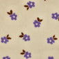 Sherpa Fleurs Écru - par 10 cm