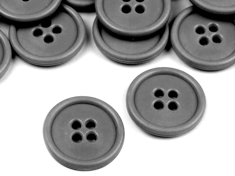 Bouton, taille 20,3mm - 20pc