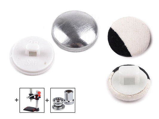 Boutons auto-couverts, taille 24" - 100paire