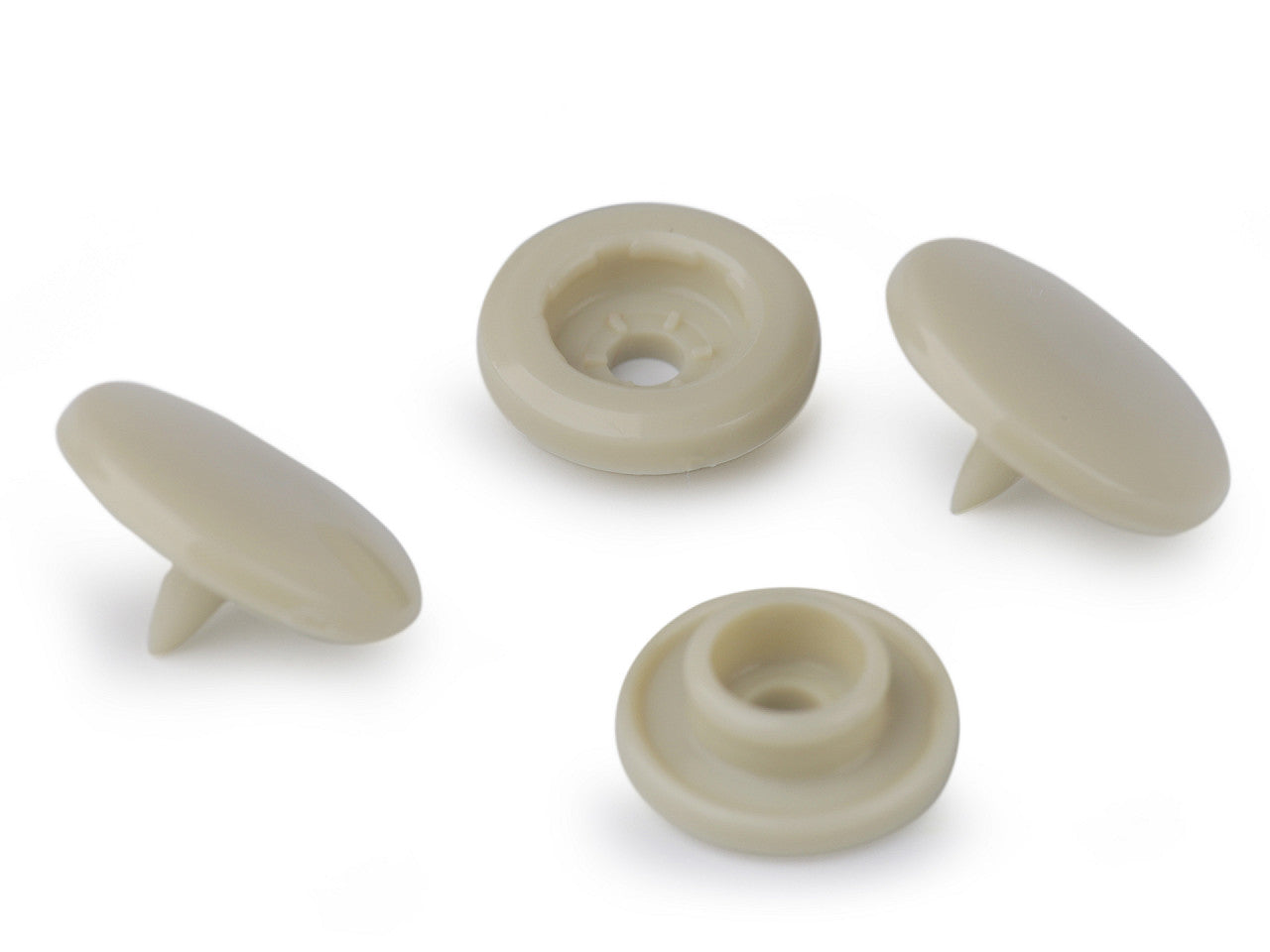 Boutons pression en plastique, taille 11,4mm - 50set