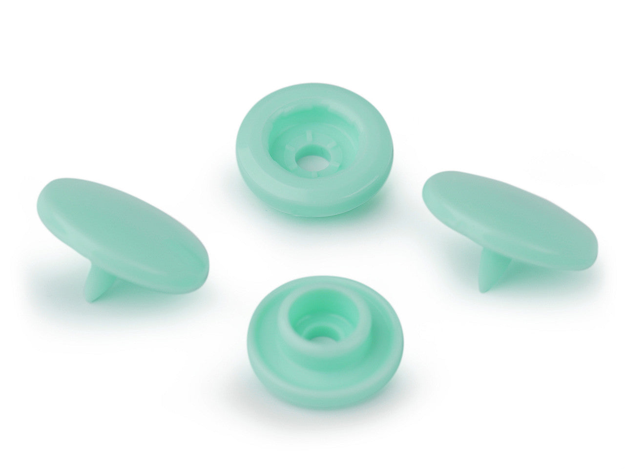 Boutons pression en plastique, taille 11,4mm - 50set