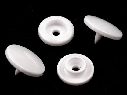 Boutons pression en plastique, taille 11,4mm - 50set