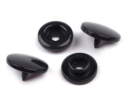 Boutons pression en plastique, taille 11,4mm - 50set