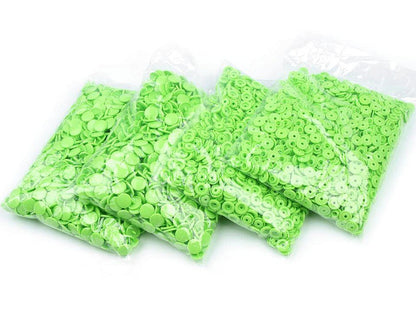 Boutons pression en plastique, taille 11,4mm - 50set