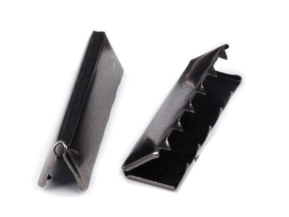 Embout/Pince métallique pour cordon plat, largeur 40 mm