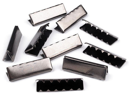 Embout/Pince métallique pour cordon plat, largeur 40 mm
