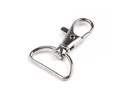 Mousqueton métallique pour sangle de 25 mm