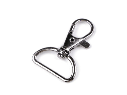 Mousqueton métallique pour sangle de 25 mm