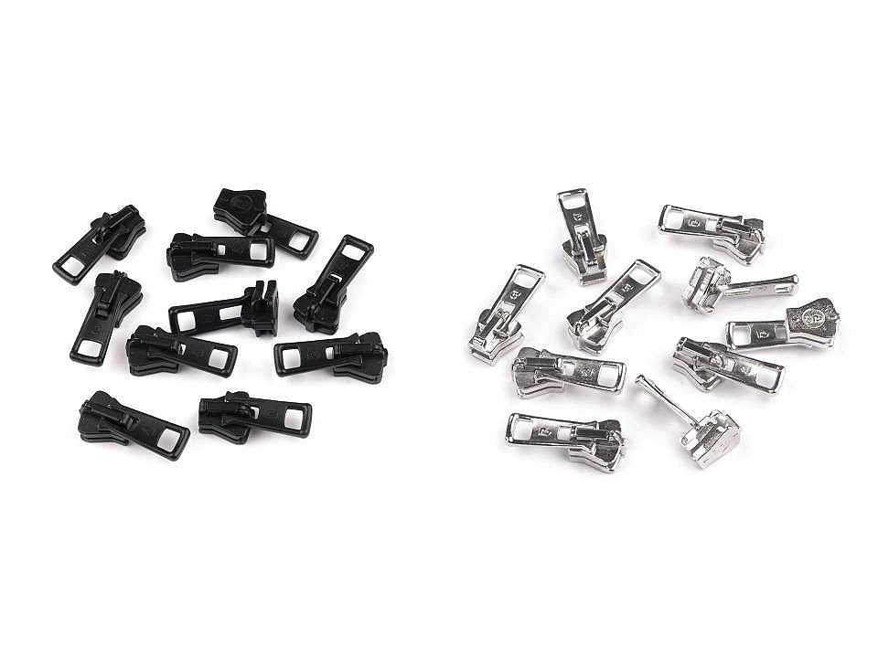 Glissière pour fermetures Éclair en plastique, No 5 ALFA - 5pc
