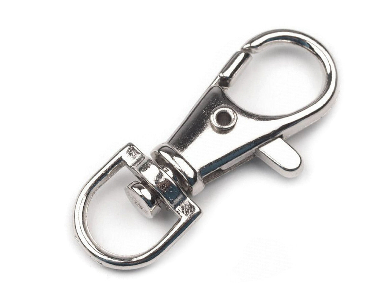 Mousqueton métallique pour sangle de 10 mm