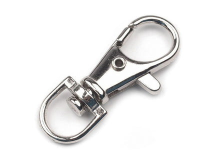 Mousqueton métallique pour sangle de 10 mm